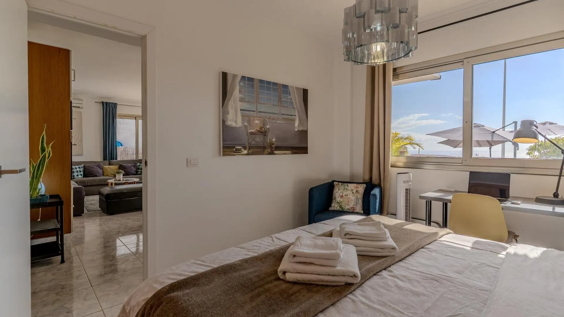 Bungalow Apartment With Private Pool & Ocean Views Costa Adeje  Spain