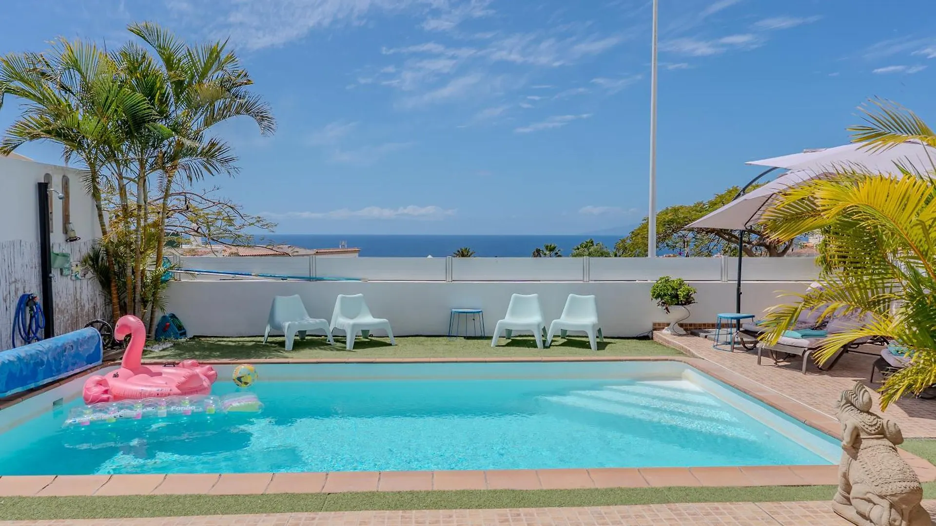 Bungalow Apartment With Private Pool & Ocean Views Costa Adeje  Spain