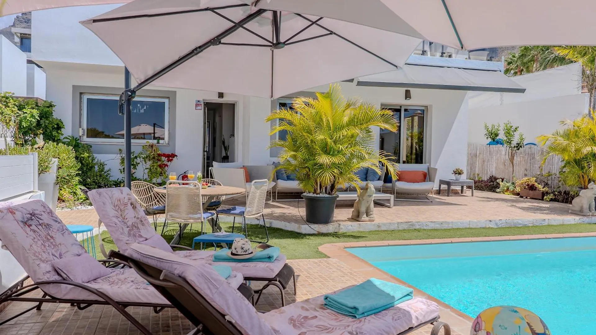 Bungalow Apartment With Private Pool & Ocean Views Costa Adeje